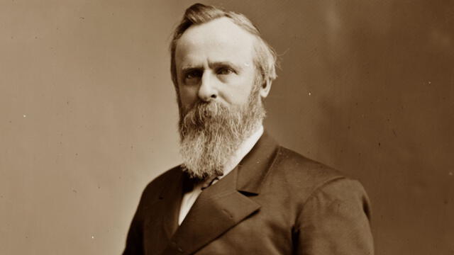  Rutherford B. Hayes fue presidente de Estados Unidos entre 1877 y 1881. Foto: History Latam   