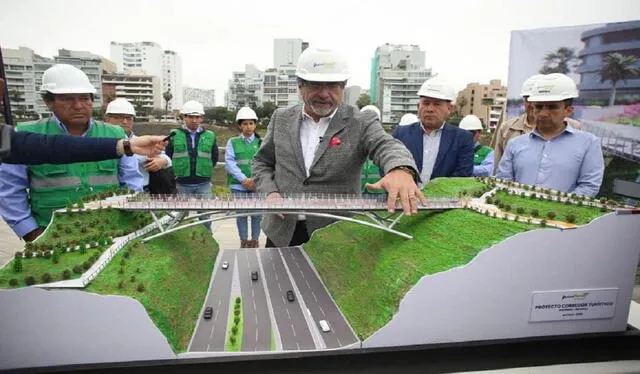  Profesionales mostraron maqueta del corredor turístico. Municipalidad de Miraflores    