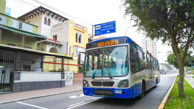 ATU informó que el Corredor Azul modificará su recorrido de acuerdo a la procesión del Señor de los Milagros. Foto: ATU   