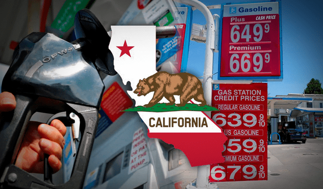 En estados como California, se entregarán cheques de estímulo a causa del incremento del precio en la gasolina. Foto: Composición LR   