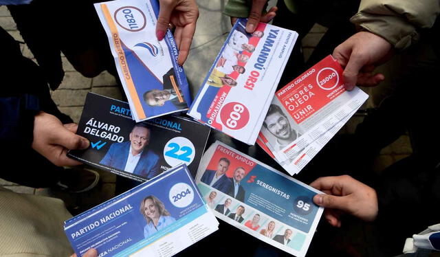 Listas de las elecciones internas de 2024. Foto: Estefanía Lea   