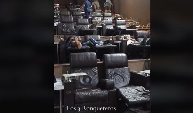 "Los 3 ronqueteros", describió artífice de clip viral. Foto: TikTok    