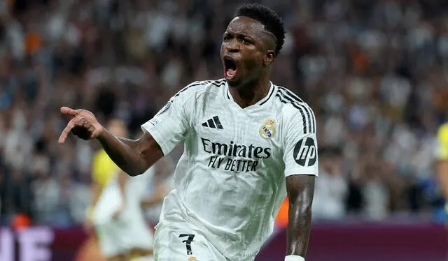  Vinícius es el máximo favorito para llevarse el Balón de Oro 2024. Foto: AFP    