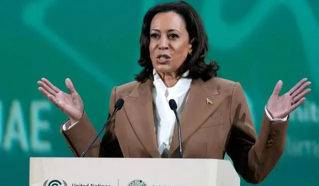 Kamala Harris muestra una postura más consciente sobre el medio ambiente. Foto: AFP   