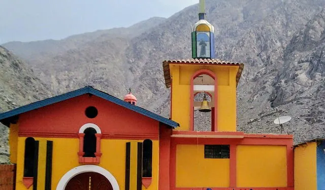  La iglesia de Sisicaya, principal atractivo del pueblo ubicado en el distrito de Antioquía, en la provincia de Huarochirí (Lima    