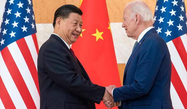  Xi Jinping y Joe Biden en la cumbre del G-20. Foto: El Mundo   