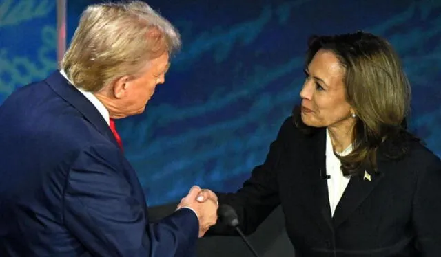 Donald Trump y Kamala Harris, candidatos presidenciales a Estados Unidos. Foto: Perfil 