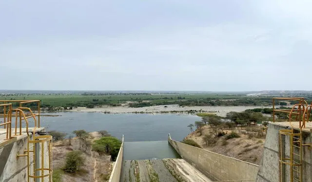  Reservorio de Poechos se queda sin agua. Foto: difusión    