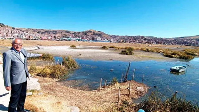 La radiación solar es uno de los factores que provoca la reducción del nivel del lago Titicaca. Foto: Difusión.   