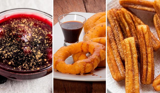  La lista de Taste Atlas incluye 50 postres callejeros de todo el mundo, incluyendo a la mazamorra morada, los picarones y churros. Foto: Recetas Gratis/Tampa Chicken/Hogarmania   