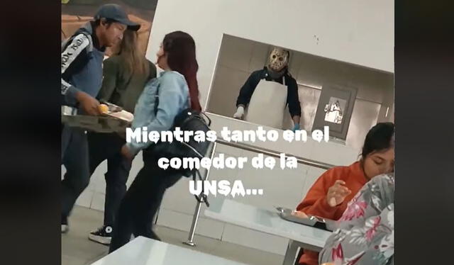 Clip es viral con motivo de Halloween. Foto: TikTok    