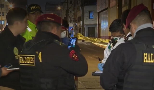  Policía investiga el caso. Foto: captura de pantalla/ América TV    