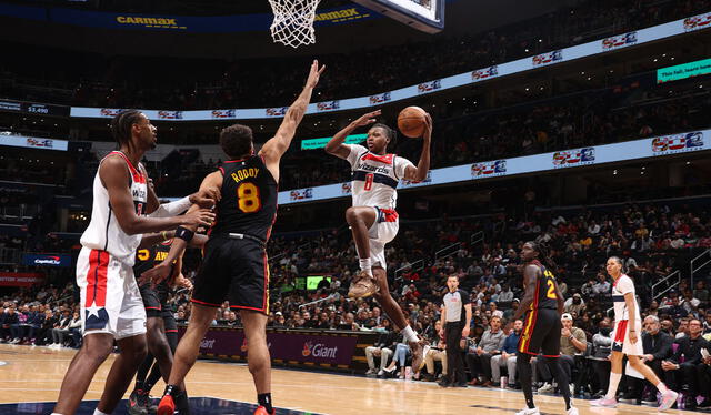 Los Washington Wizards vienen de derrotar a los Atlanta Hawks. Foto: AFP   