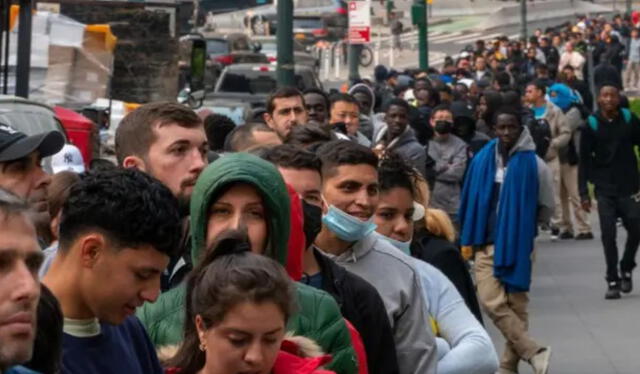 Inmigrantes en Nueva York. Foto: BBC   