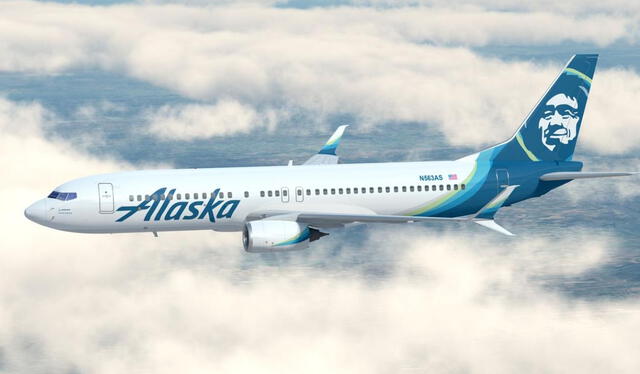 Avión de Alaska Airlines. Foto: Forbes    