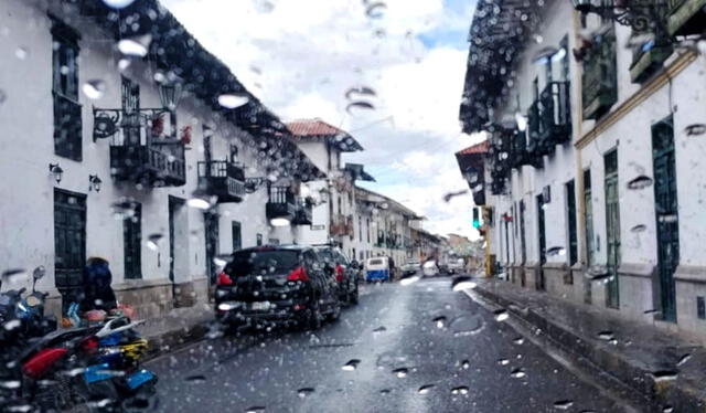 Lluvias intensas se registrarían en Cusco