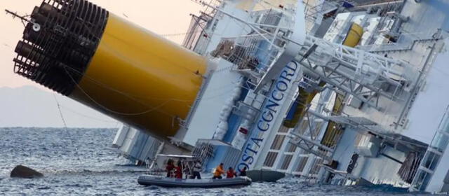  El crucero Costa Concordia tuvo un trágico desenlace, con un saldo de 32 fallecidos. Foto: DW   