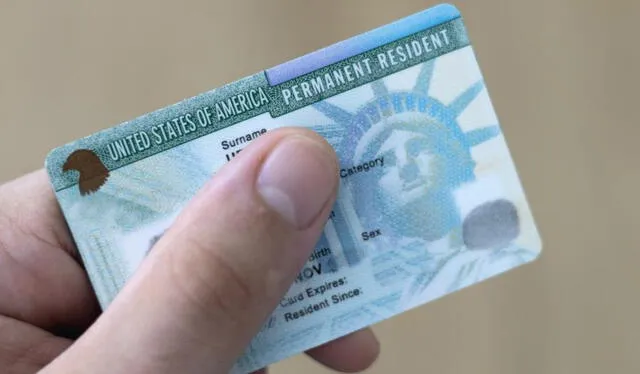  La green card es un documento que otorga la residencia permanente legal en los Estados Unidos. Foto: Univisión    