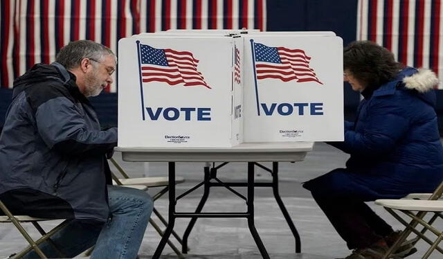 Aunque el día de la elección es el 5 de noviembre, miles de estadounidenses ya han emitido su voto de manera adelantada. Foto: AFP   