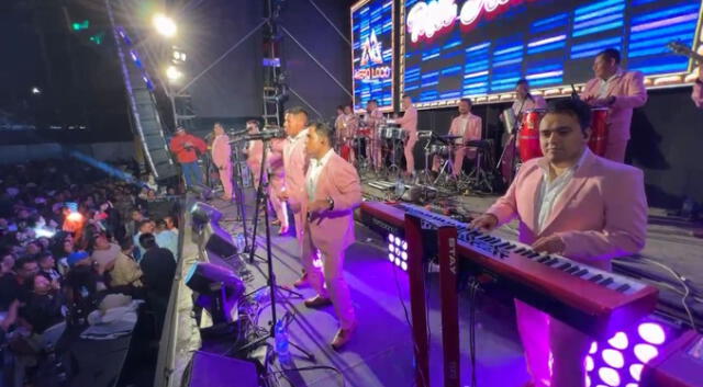 Efectivos policiales vestidos de civil intervinieron al menor durante una presentación de la orquesta Caribeños de Guadalupe. Foto: Yolanda Goicochea LR   