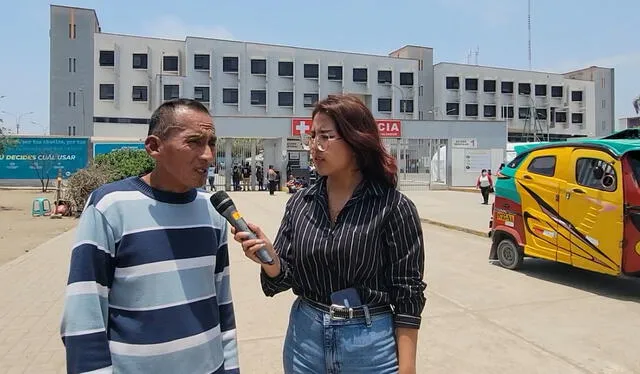 Padre de la víctima pide justicia tras el ataque contra su hijo, quien se encuentra en estado crítico. Foto: Fiorella Alvarado LR   