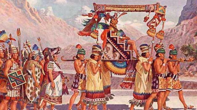  Como parte de la vida cotidiana, numerosos pobladores rendían tributo a la figura política suprema, el Inca. Foto: Psicología y mente   