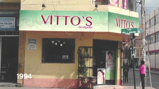  La primera peluquería de Víctor Montalvo fue Vitto's, fundado en 1994. Foto: Montalvo Group   