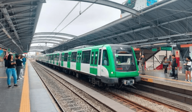  Así luce el tren eléctrico en Lima. Foto: Andina   