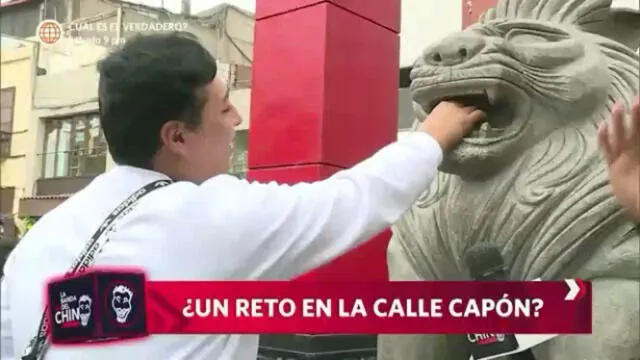  En noviembre del 2023, ambas estatuas fueron vandalizadas a causa de un reto. Foto: Captura Google.    