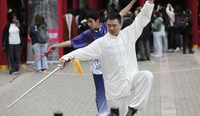  El Instituto Confucio promueve diferentes actividades relacionadas a la cultura china para todos sus estudiantes y profesores. Foto: La República/Entrevista conjunta organizada por People’s Daily   