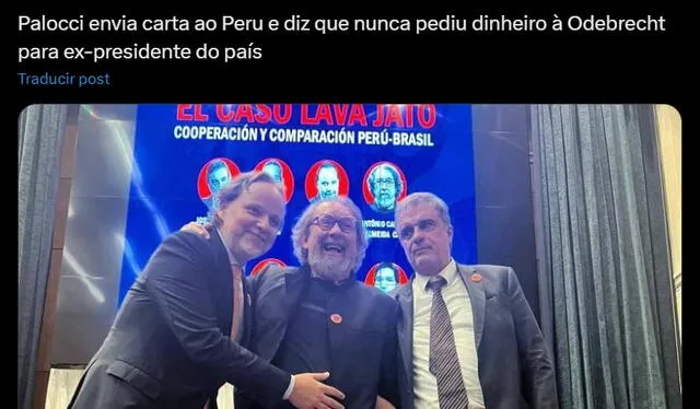 Diario Folha de Sao Paulo informó sobre evento jurídico en Perú sobre el caso Lava Jato   