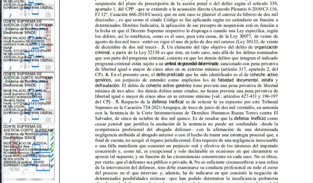 La sentencia del caso Orellana se publicó en la web del Poder Judicial   