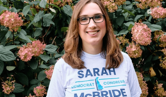 La elección de Sarah McBride llega en un momento en que Estados Unidos enfrenta una oleada de leyes y retórica anti-LGBTQ+. Foto: NBC   