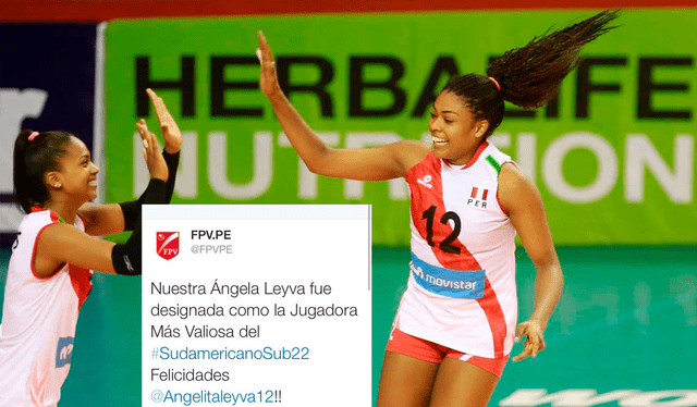  Ángela Leyva fue considerada la Jugadora Más Valiosa en 2014. Foto: composición LR / Facebook Ángela Leyva   