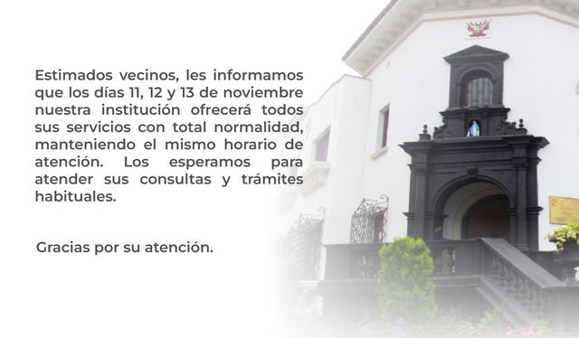 Municipalidad de Magdalena del Mar no acatará el teletrabajo. Foto: Municipalidad de Magdalena.   