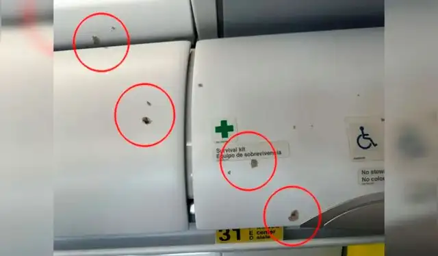 El vuelo 951, que partió de Fort Lauderdale, se vio obligado a cambiar su rumbo tras recibir disparos en el aire. Foto: X El vuelo 951, que partió de Fort Lauderdale, se vio obligado a cambiar su rumbo tras recibir disparos en el aire. Foto: X