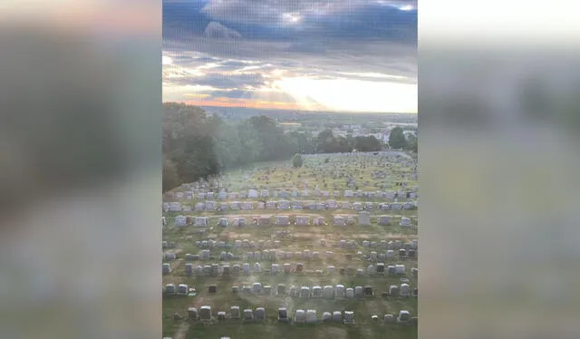 Airbnb en Nueva York con vista al cementerio. Foto: Micaela Scapino.    