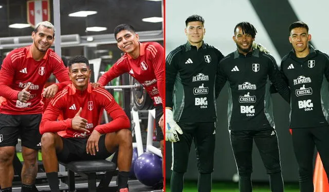  La selección peruana se encuentra trabajando en La Videna de cara a sus partidos contra Chile y Argentina. Foto: composición LR/La Bicolor    