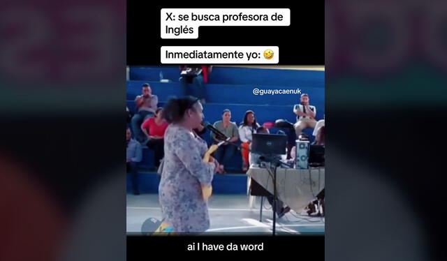 Clip es viral. Foto: TikTok   