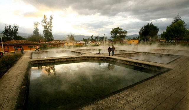 Baños termales de Churín. Foto: Andina   