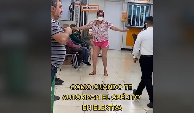 Clip es viral. Foto: TikTok   