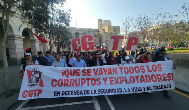 CGTP exige justicia por los 24 dirigentes asesinados por las organizaciones criminales. Foto: La República   