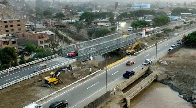 Carretera Ramiro Priale en la actualidad. Foto: difusión.   