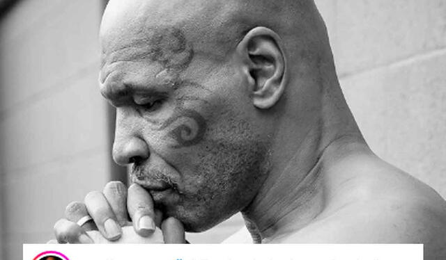 Mike Tyson usa sus redes sociales para reflexionar sobre su vida. Foto: captura de Instagram / Mike Tyson   