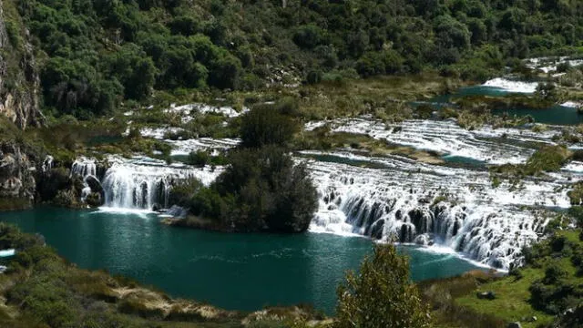  Cascadas de Carhuayno en Huancaya (sierra de Lima en la provincia de Yauyos) Foto: facebook   