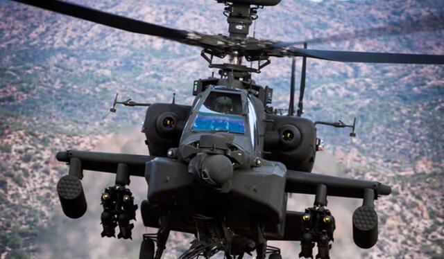 Reforzando el ataque: Gran Bretaña sumó 50 helicópteros Apache AH-64E versión 6 a su flota. Foto: Info Defensa.   