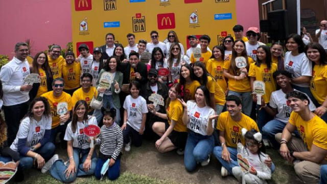 Artistas anuncian el Gran Día de McDonald’s. Foto: difusión   