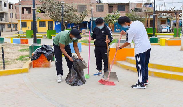 Alternativa. La Justicia Juvenil Restaurativa plantea que los jóvenes que cometen delitos realicen servicios comunitarios como parte de su pena. Foto: Difusión   