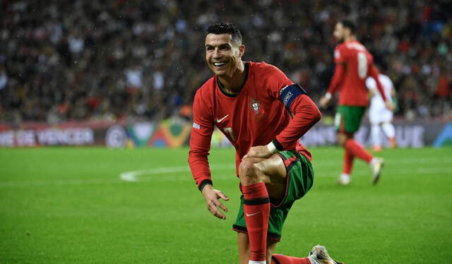  Cristiano Ronaldo es el jugador con más presencias en selecciones con 217 partidos con camiseta de Portugal. Foto: AFP    