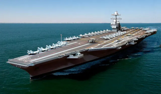  La tripulación del USS Gerald R. Ford ha sido entrenada para aprovechar al máximo las capacidades de este gigante del mar. Foto: Va de Barcos   